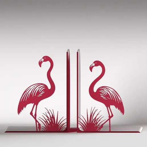 Flamingos Bookends