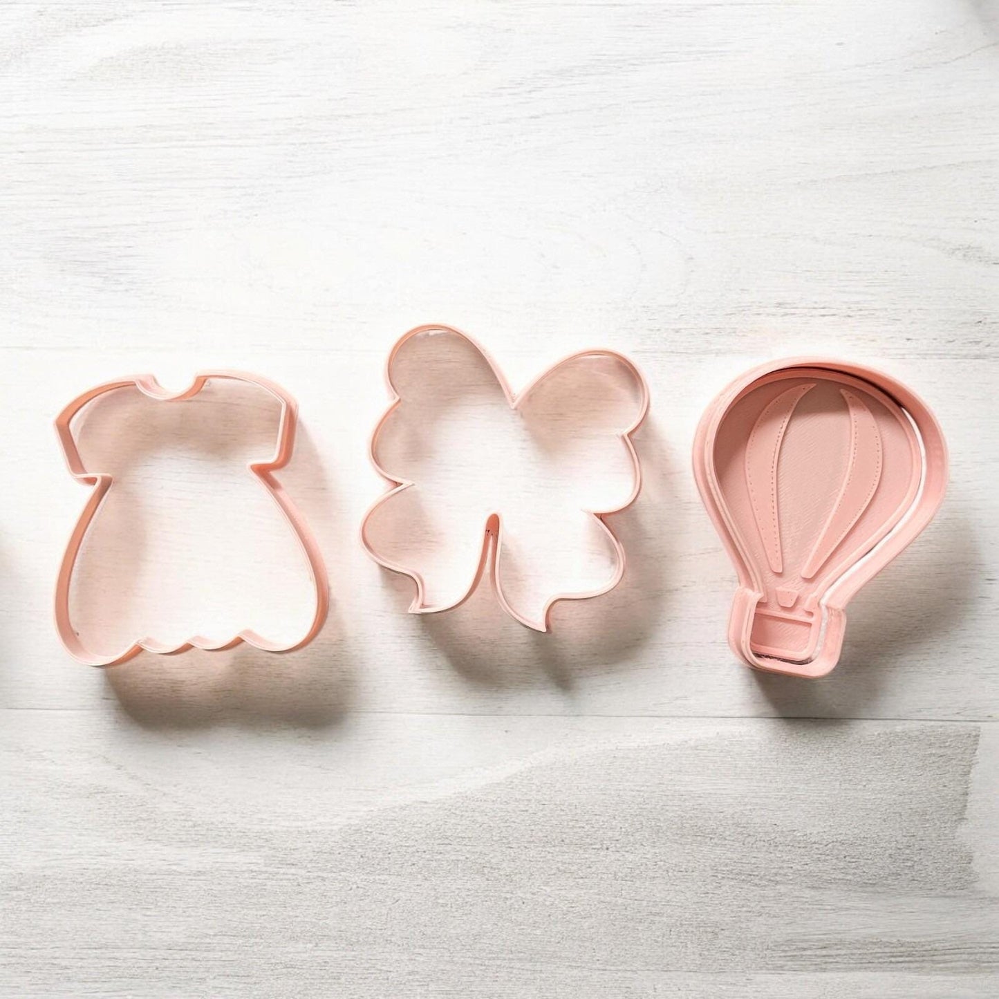 Baby Shower Cookie Cutter Set – 11-Piece Set with Cute Animal, Clothes & Balloon Shapes