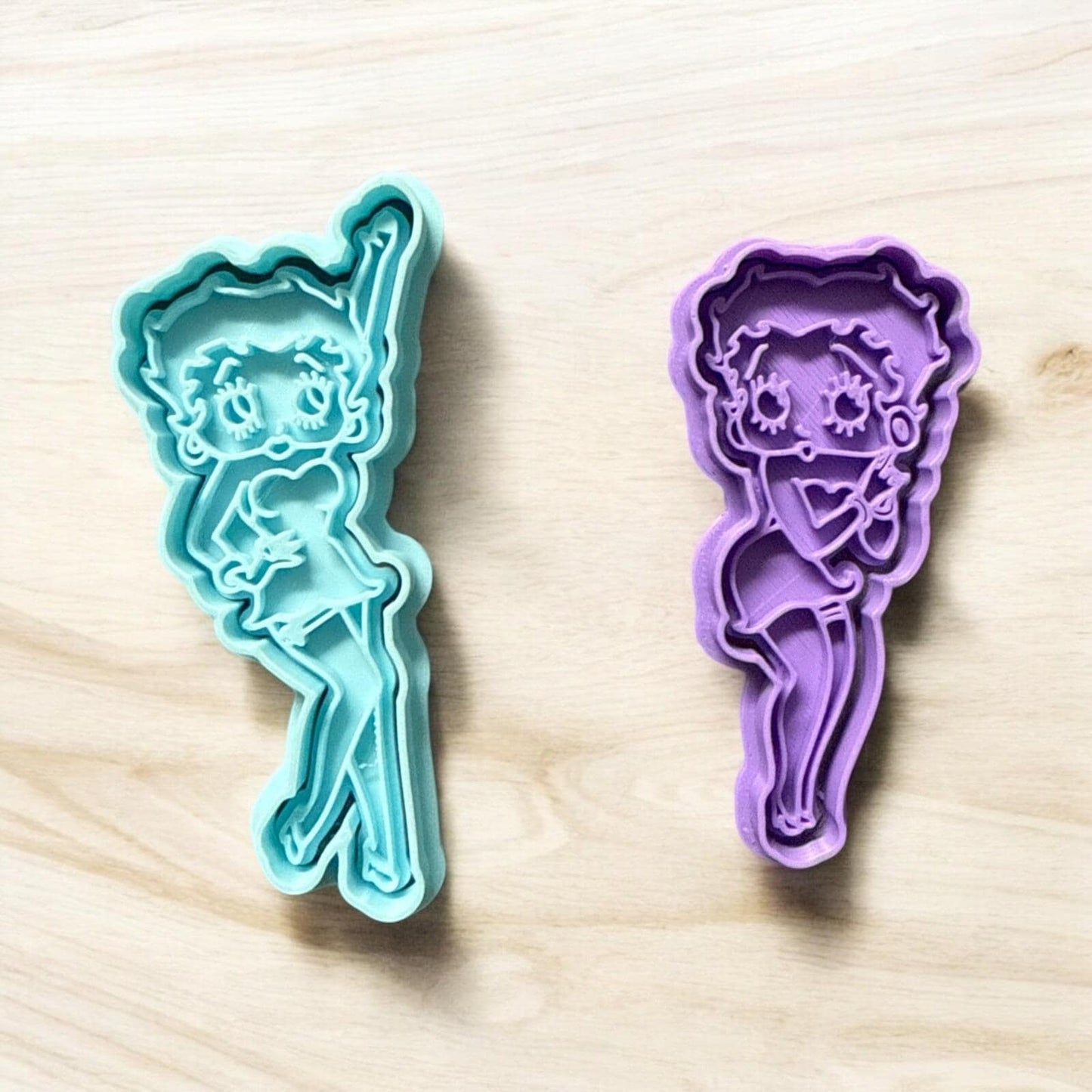 Betty Boop Cookie Cutters Set. Cute Baking Cookie Cutters For Betty Boop Fans