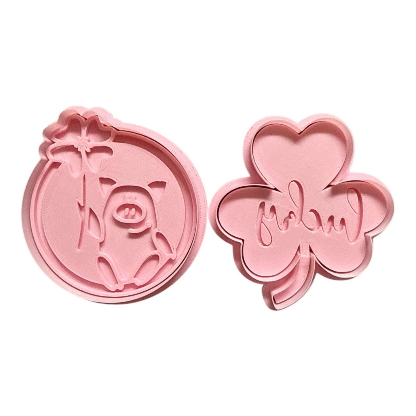 Lucky Symbols Cookie Cutter Set – 6 Piece Fortune & Charm Collection, 3D Printed