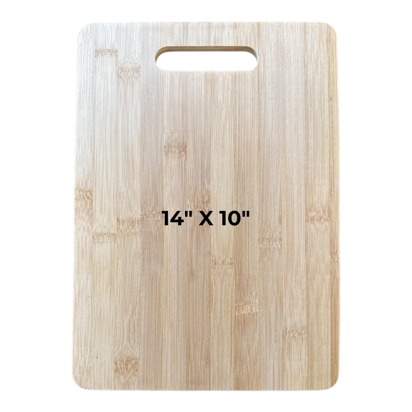 Halloween Cat Bamboo Cutting Board 10X14" Wood Cute Cutting Board