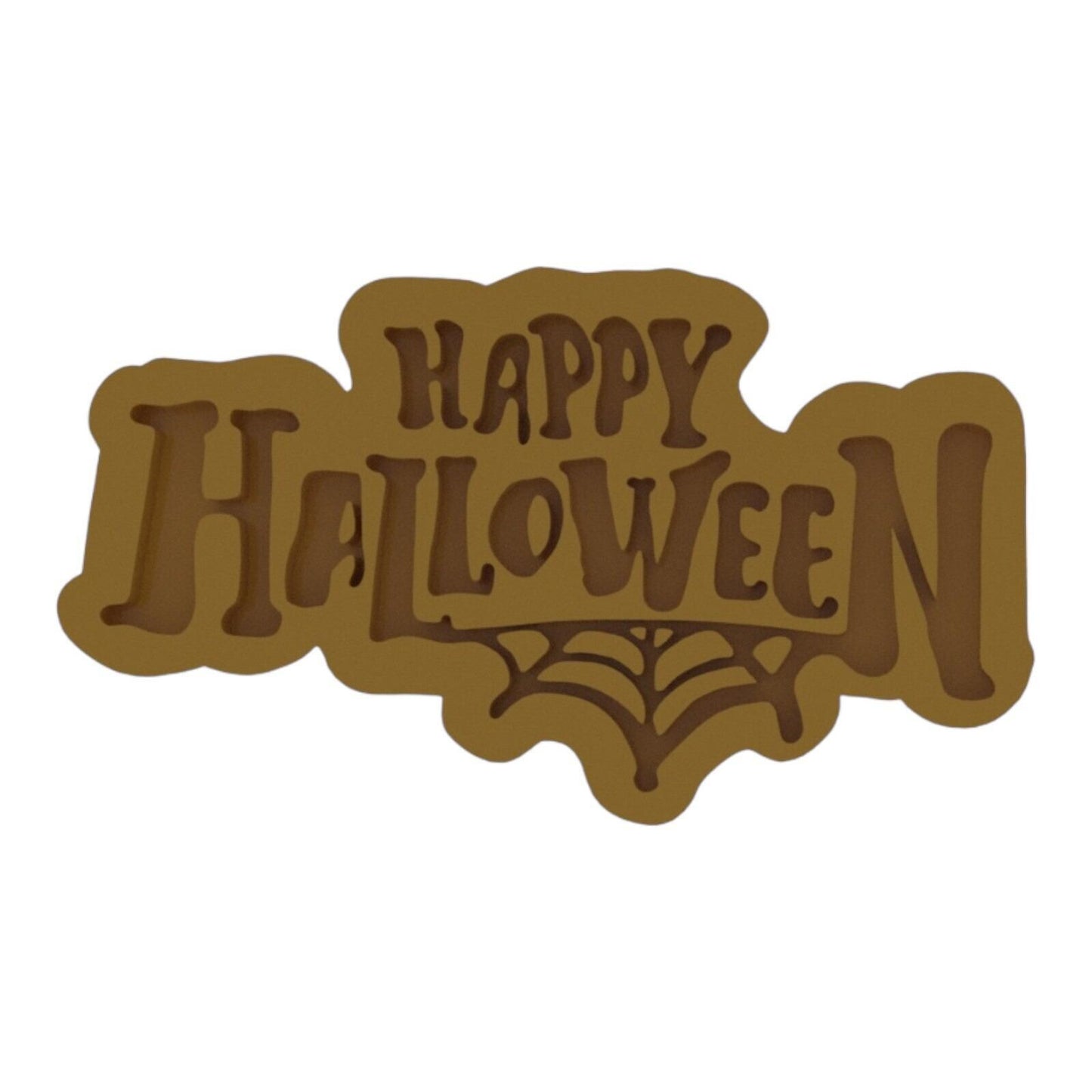 Halloween Cookie Cutter. Happy Halloween Mold. Cookie Cutter