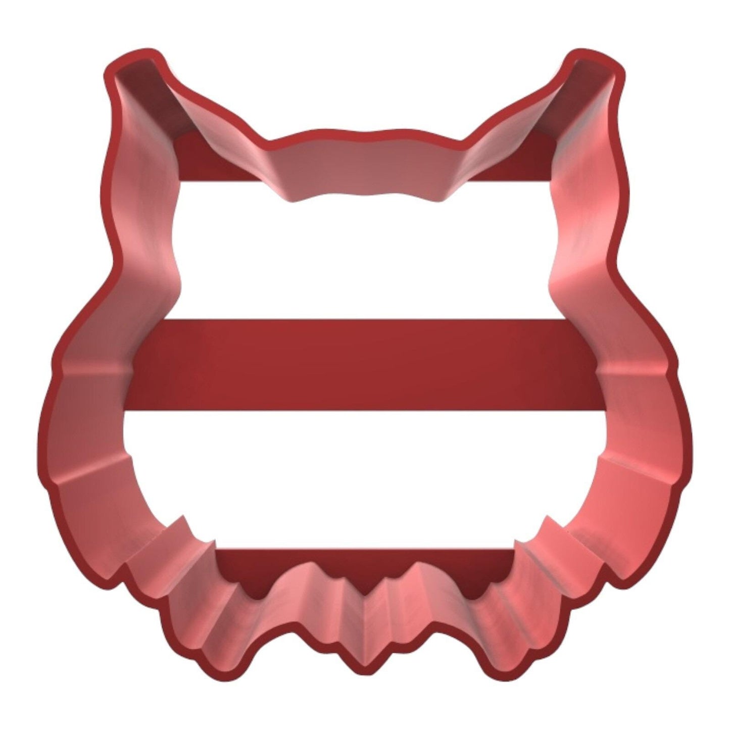 Wildcat Face Cookie Cutter – Fierce Animal Design, 3D Printed, 3.5", Multicolor PLA