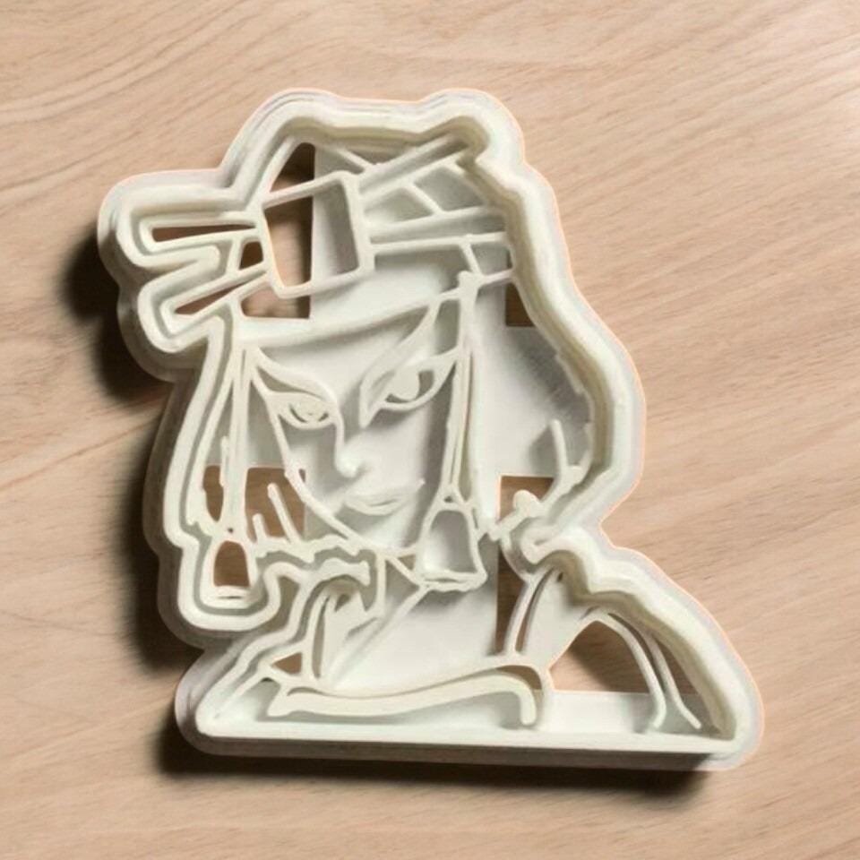 Element Warrior Cookie Cutter Set β 5 Heroic Faces, Anime-Inspired, 3D Printed, 3.5"