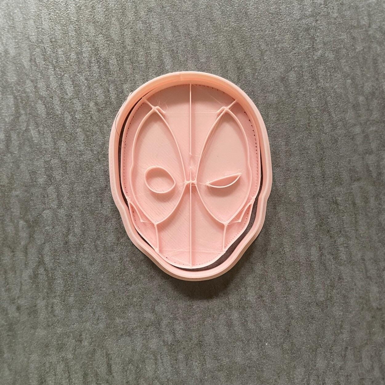 Masked Hero Cookie Cutter Set β 7 Piece Comic-Inspired Design, 3D Printed