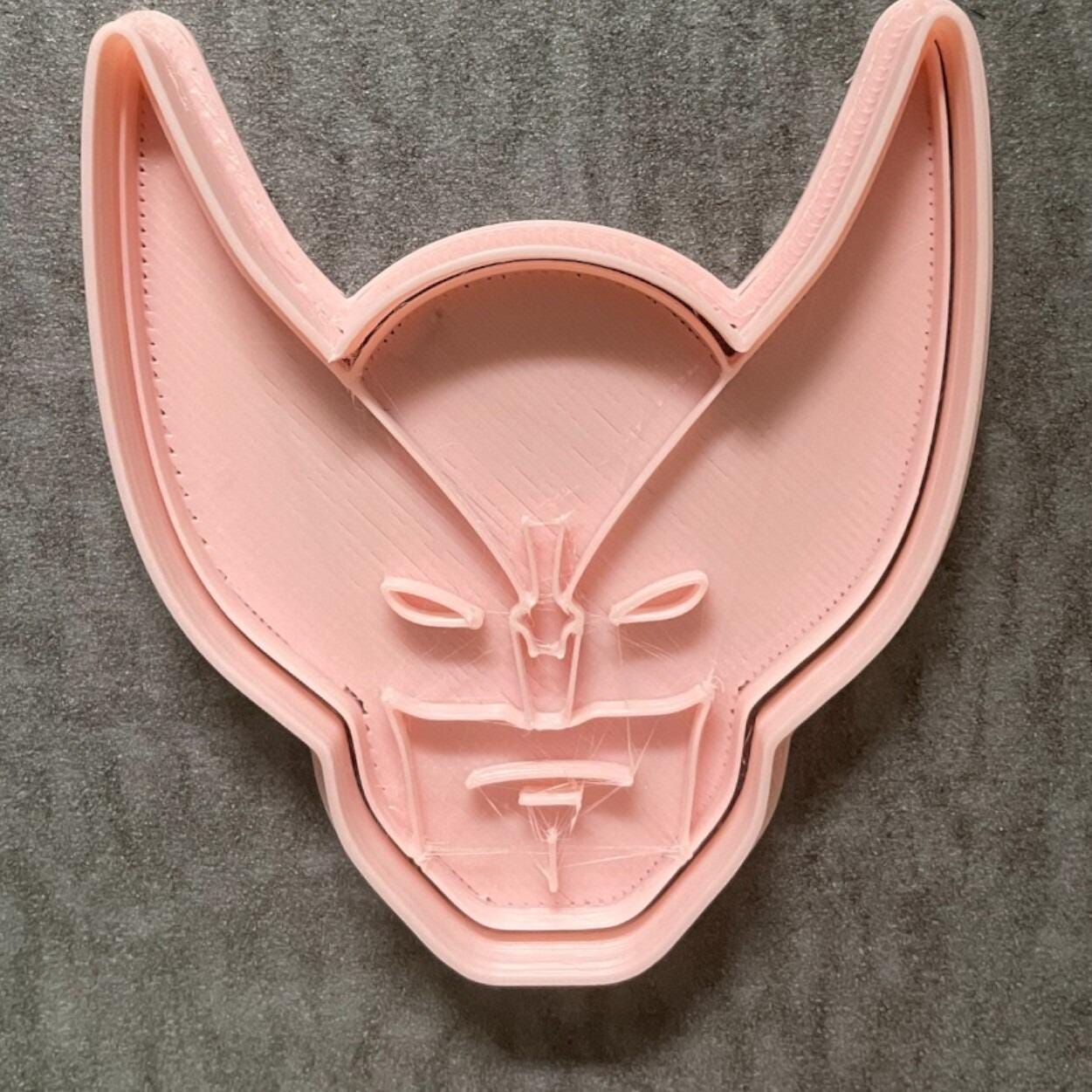 Masked Hero Cookie Cutter Set β 7 Piece Comic-Inspired Design, 3D Printed