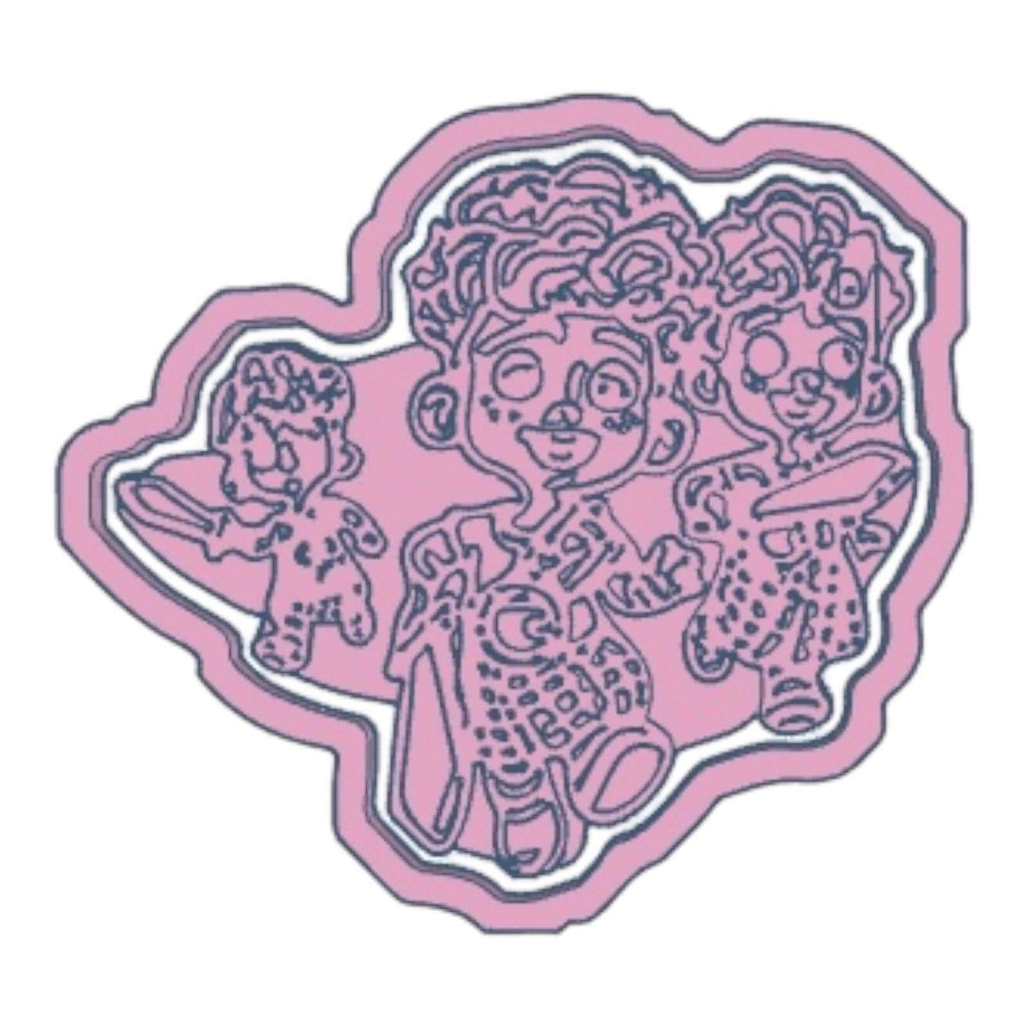 Magical Family Cookie Cutter Set – 2 Piece Inspired Character Design, 3D Printed