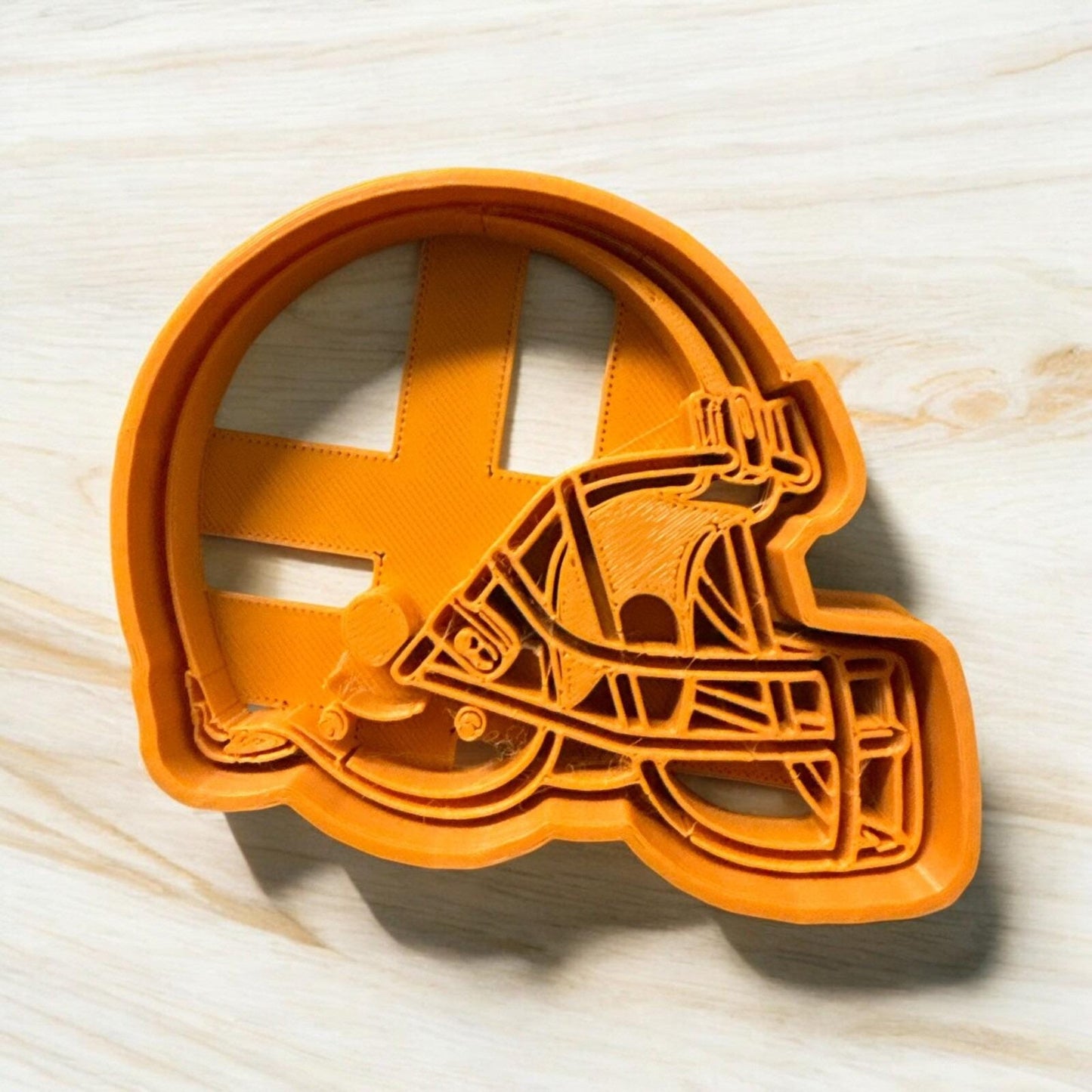 ootball Helmet Cookie Cutter – 3D Printed Cutter for Sports-Themed Parties & Game Day Treats