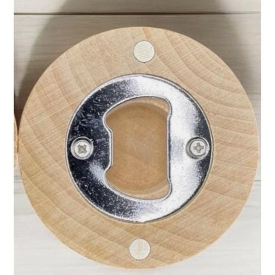 Engraved Bamboo Coaster – Party Peanut with Beer Mug & Disco Ball Design