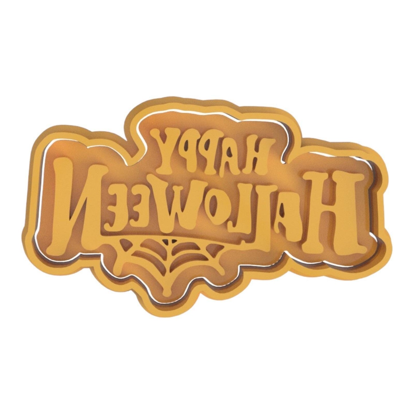 Halloween Cookie Cutter. Happy Halloween Mold. Cookie Cutter