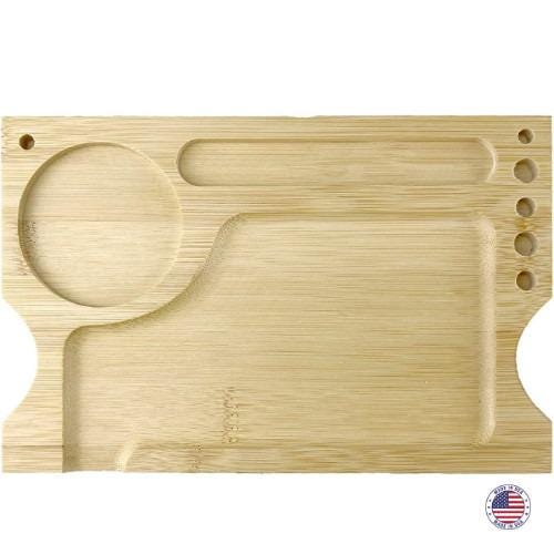 1 Up Mushroom Decorative Storage– Bamboo Storage Box with Lock & Tray