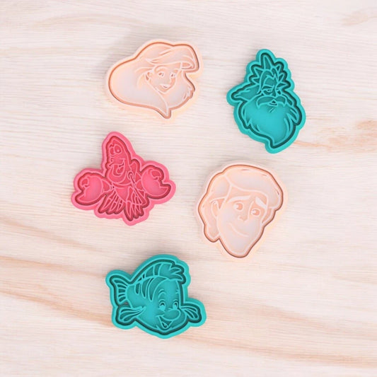 Mermaid Princess Cookie Cutter Set