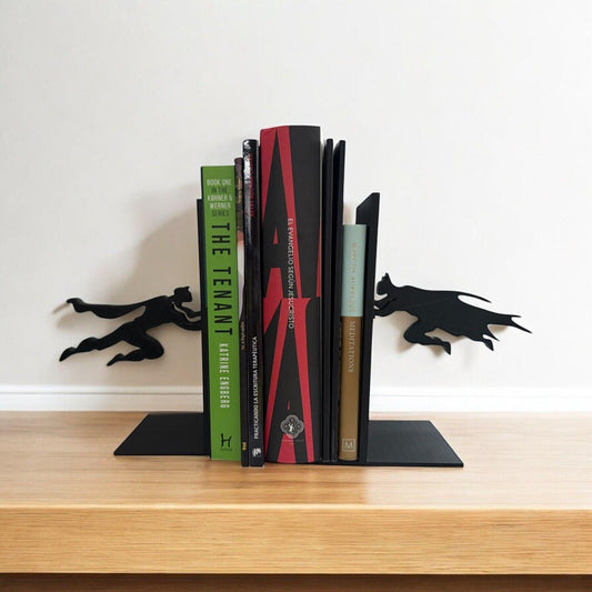 Comics and Book Lovers will love this really cute set. Bookends. Bookends. Cute Bookends.
