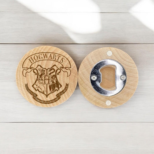 Wizard Academy Crest Engraved Bottle Opener – Gift for Magic & Fantasy Lovers