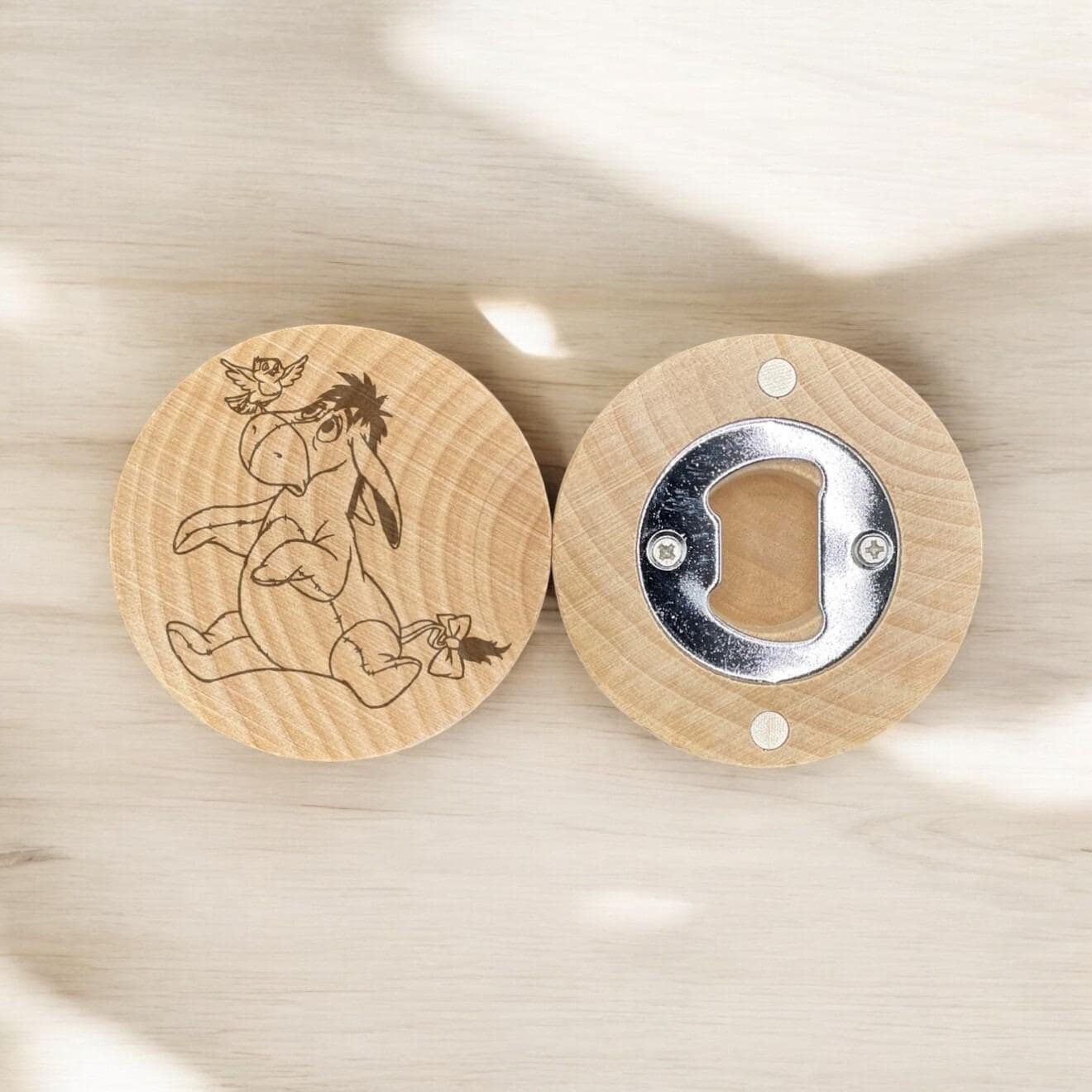 Sad Donkey Engraved Bottle Opener – Sweet Gift for Gentle Souls & Classic Story Fans