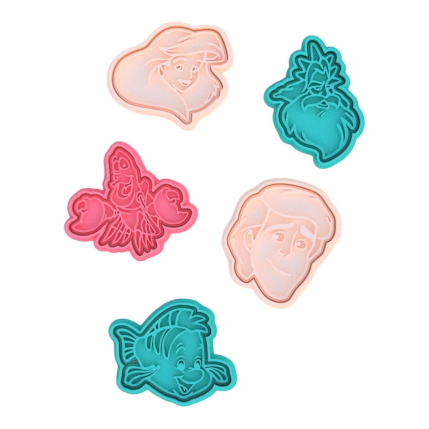 Mermaid Princess Cookie Cutter Set – Under the Sea Theme