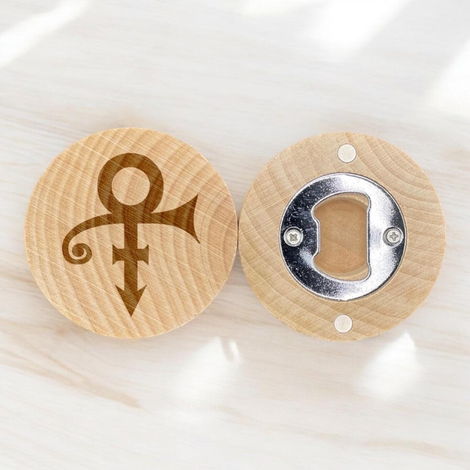 Love Symbol Engraved Bottle Opener – Gift for Music Icon Fans
