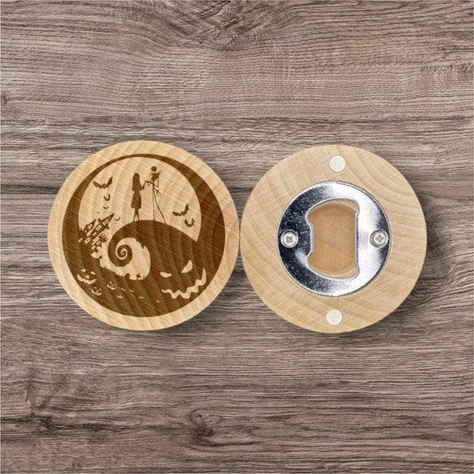Pumpkin King Engraved Bottle Opener – Spooky Gift for Gothic & Halloween Lovers