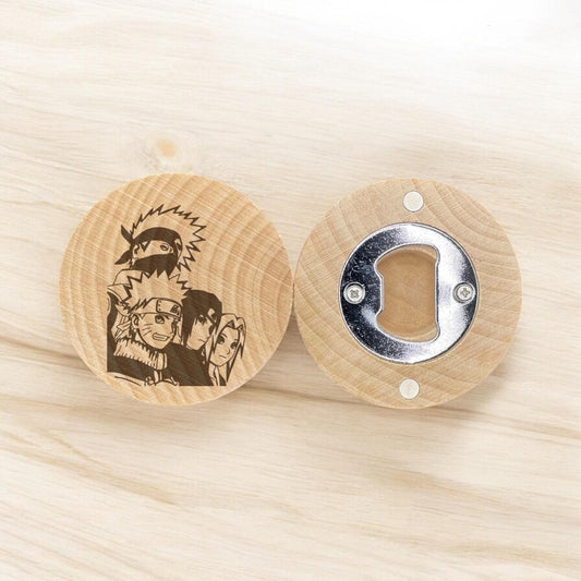 Hidden Village Ninja Engraved Bottle Opener – Epic Gift for Anime & Manga Fans