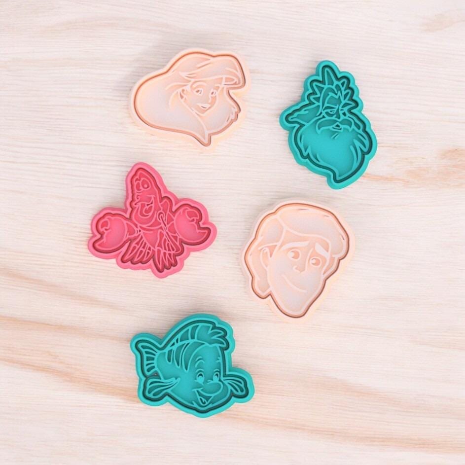 Mermaid Princess Cookie Cutter Set – Under the Sea Theme