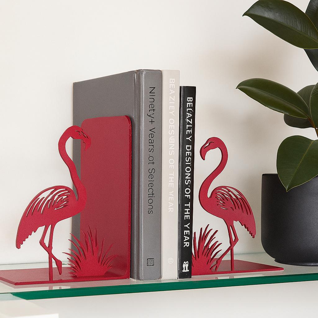Flamingos Bookends for your bookshelf. Really Cute Bookends. Flamingos
