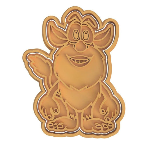 Friendly Monster Cookie Cutter – Cute Creature Design, 3D Printed, 3.5"
