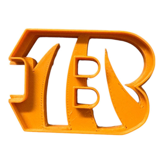 Bold B Cookie Cutter – 3D Printed Stripe Letter Mold for Baking & Crafts