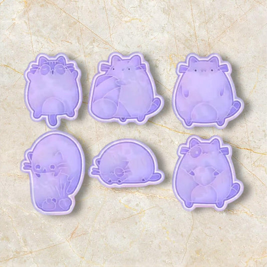Cute Cats Cookie Cutters. Set of 6 Cutters. Lovely Cats.