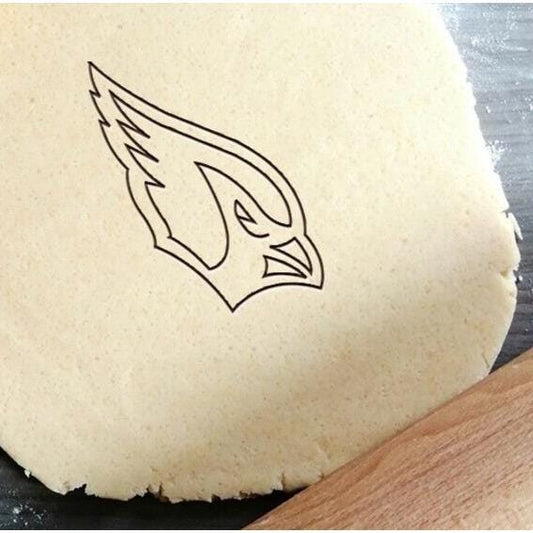Bold Bird Head Cookie Embosser – Outline Stamp for Dough, 3D Printed, 3.5"