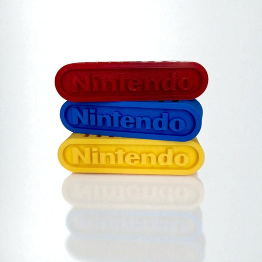 Retro-Style Game Cartridge Holder – 3D Printed, Multicolor Display Rack