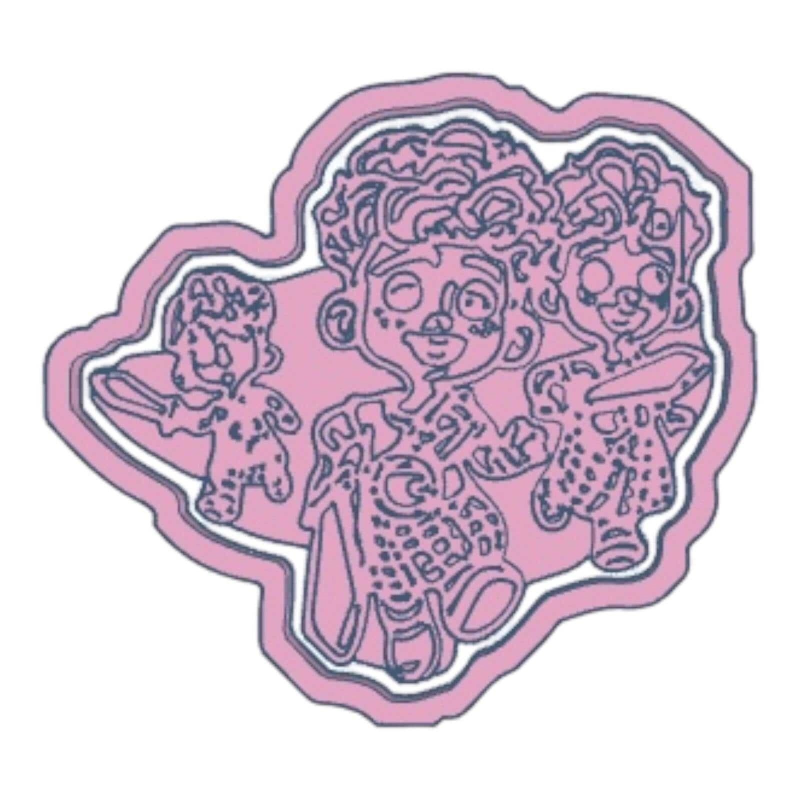 Magical Family Cookie Cutter Set – 2 Piece Inspired Character Design, 3D Printed
