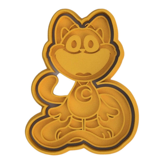 Cute Cartoon Cat Cookie Cutter – 3D Printed Baking Tool