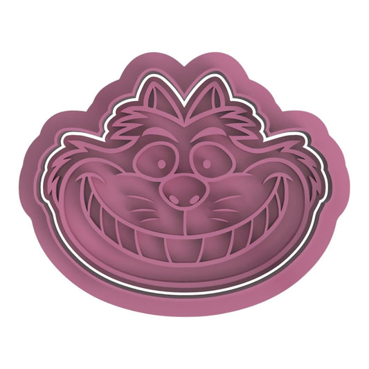Smiling Cat Cookie Cutter – 3D Printed Cartoon Cat Face Mold