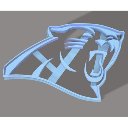 Panther Head Cookie Cutter – Fierce Cat-Inspired Design for Sports Fans