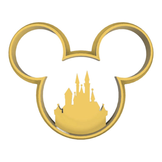 Whimsical Castle & Ears Cookie Cutter – Magical Theme Baking Tool