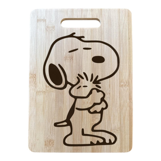 Lovely Dog Bamboo Cutting Board Wood Cute Cutting Board.