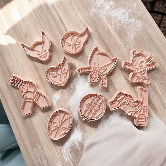 Cookie Cutters For Baking Cookies. 9 PCS Antihero Cookie Cutters.
