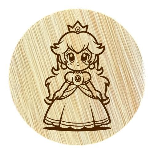 Little Princess Inspired Wooden Bottle Opener – Laser Engraved Round Bar Tool