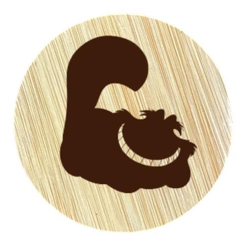 Smiling Cat at Night Inspired Wooden Bottle Opener – Engraved Gift