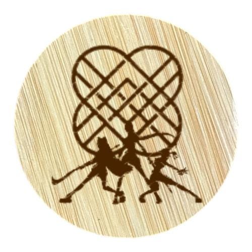Laser Engraved Bamboo Cutting Board – Anime Girls Silhouette Design