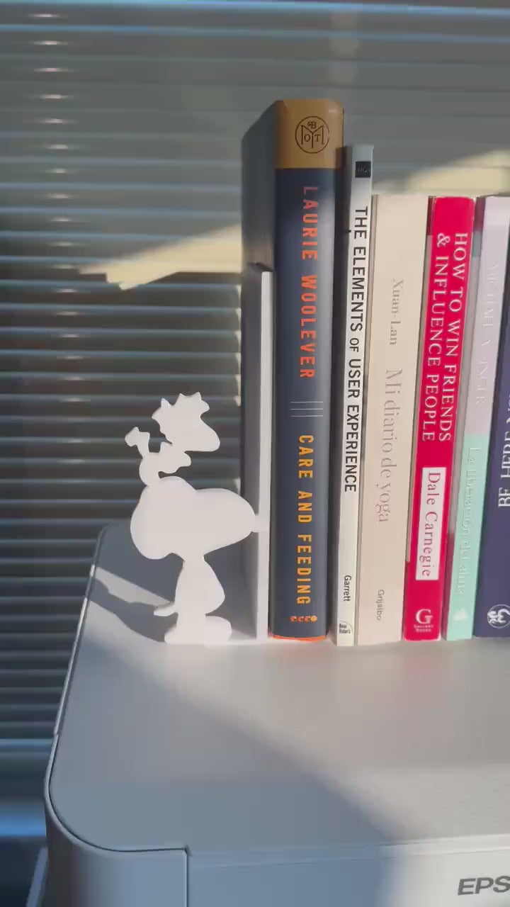 Cartoon Character Bookends | 3D Printed Book Holder Set | Fun Shelf Decor for Kids Room or Geeky Book Nook